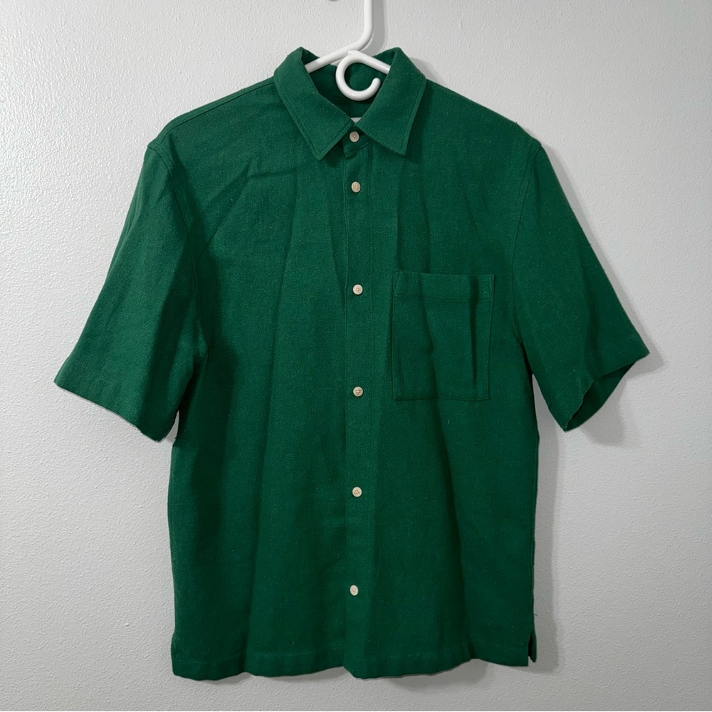 ZARA Men's Green Shirt